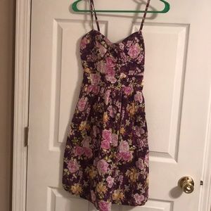 Purple Floral Dress